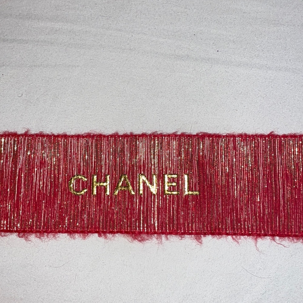 Chanel red Ribbon